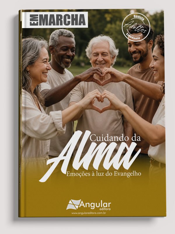 Capa da revista Cuidando da Alma, para adultos